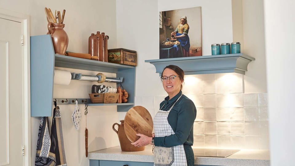 Landelijke blauwe keuken Krabbendijke