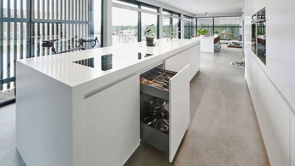 Luxe keuken met eiland Zeeland